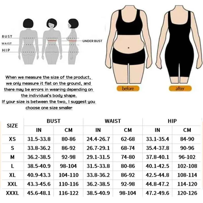 Fajas Shapewear High Compression Bodysuit Girdles with Brooches Bust for Daily and Post-Surgical Use Slimming Sheath Belly Women