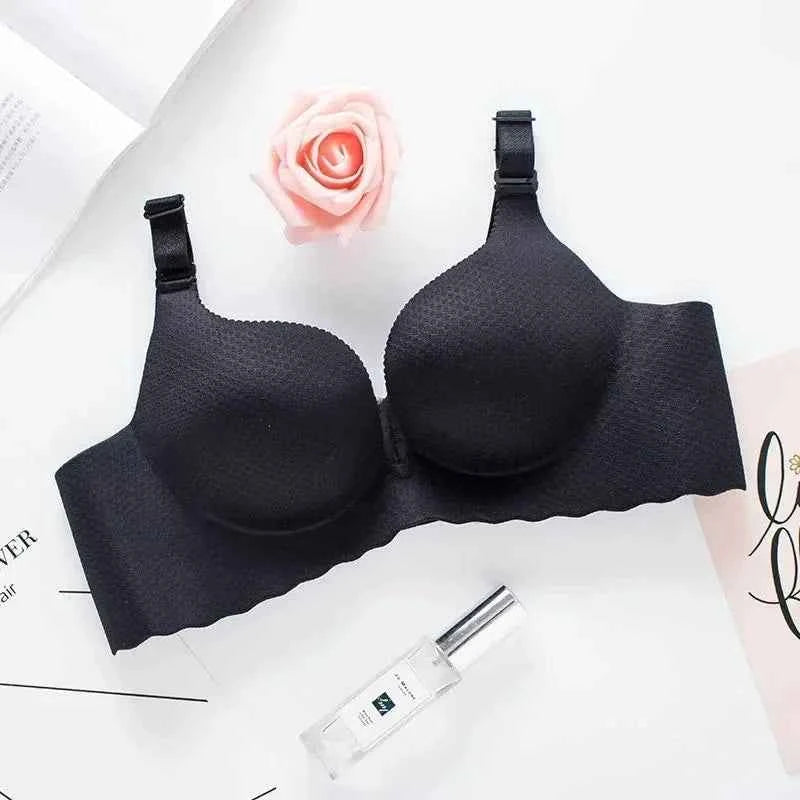 2025 New Extreme Push Up Bra 8cm Pads Small Bust Double Cup Padding Wireless Adjustable Plunge Bra Seamless Lift & Natural Shape