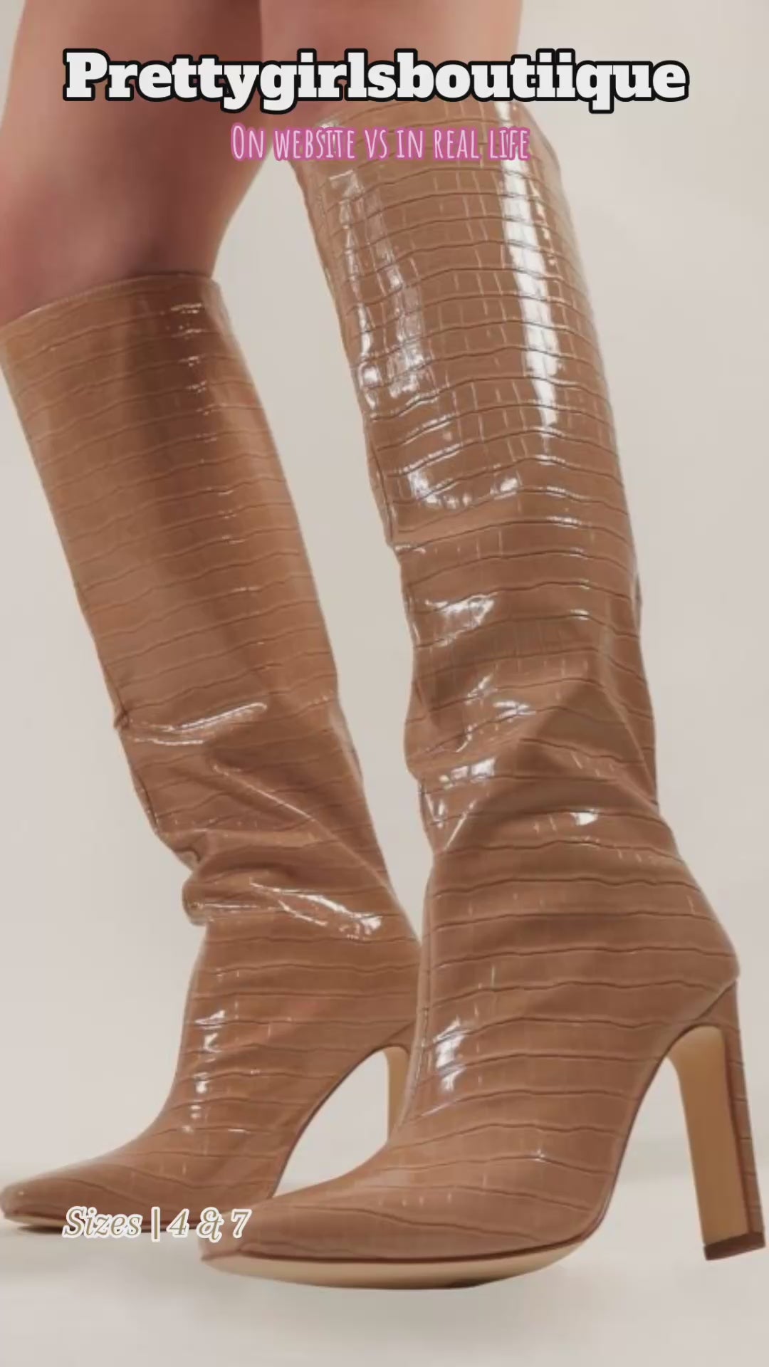 Knee High Crocs | Stylish & Comfortable | Pretty Girls Boutiique