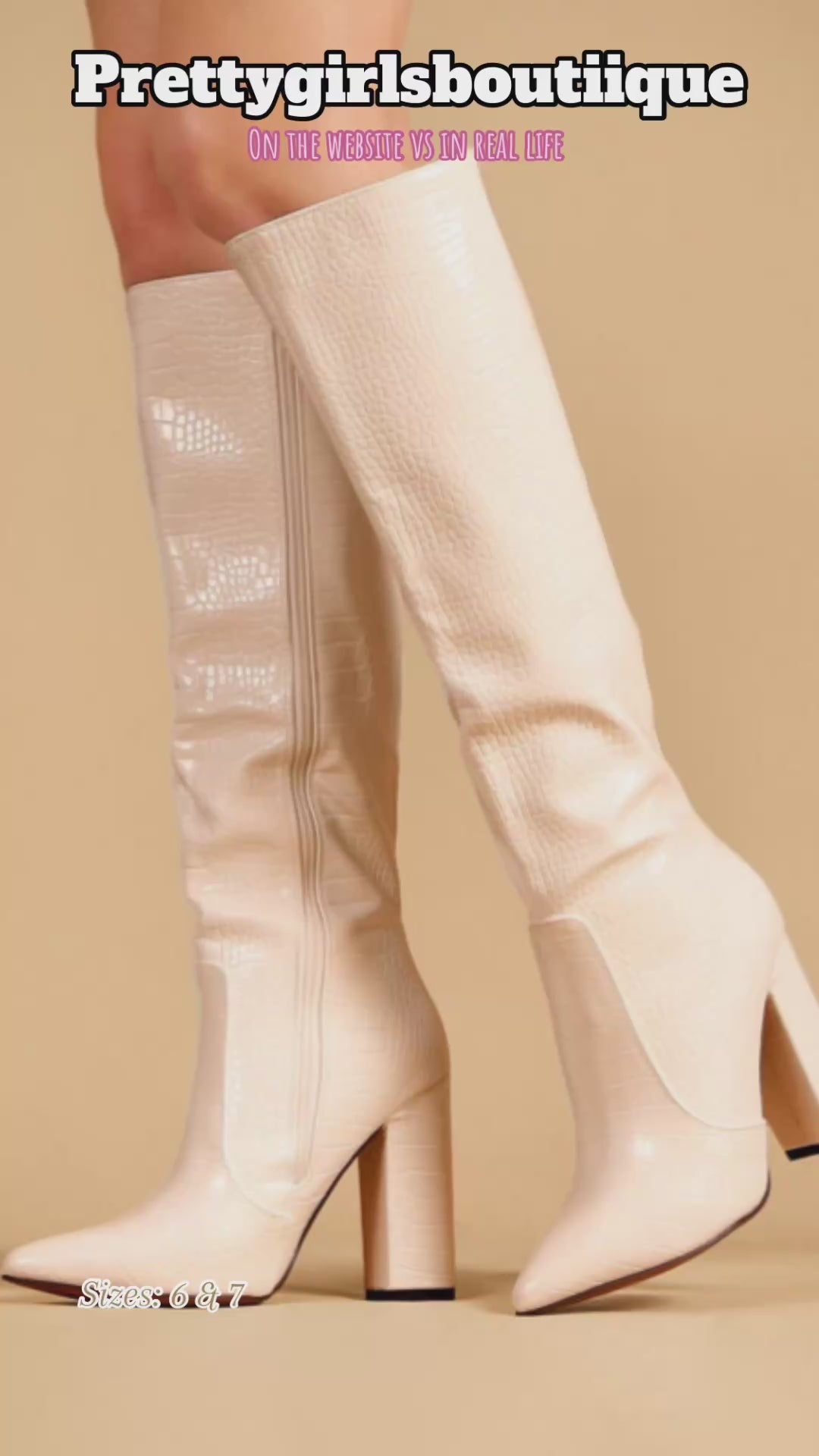 Knee High Crocs | Stylish & Comfortable | Pretty Girls Boutiique