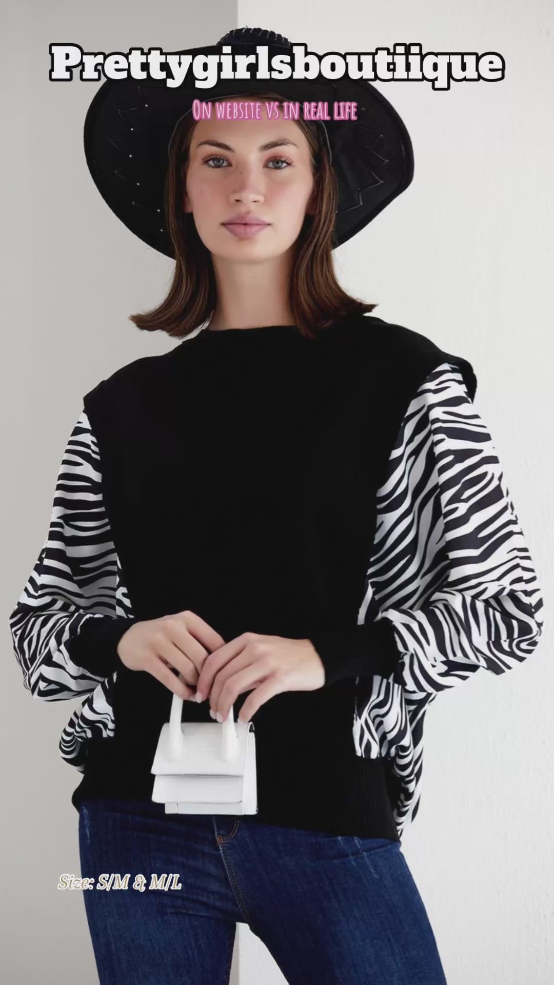Black Oversize Knit Jumper | Pretty Girls Boutiique