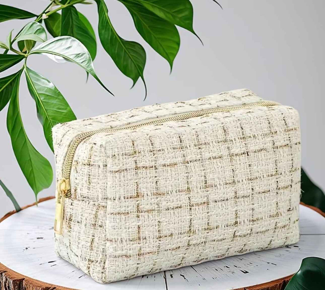 Pearl & Charcoal Makeup Bags