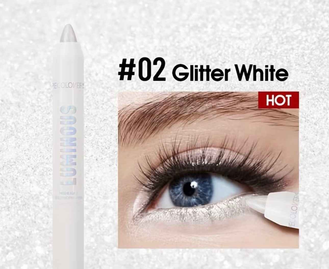 Waterproof glitter eyeshadow pen