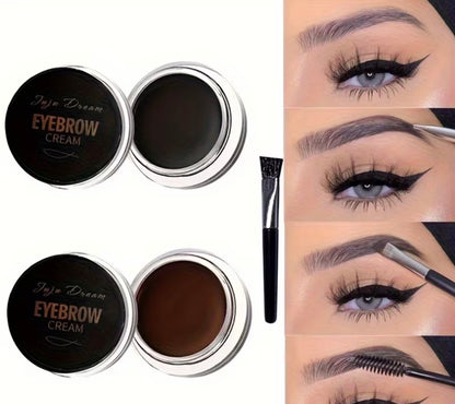 Waterproof matte eyebrow gel for sharpening and tinting your brows