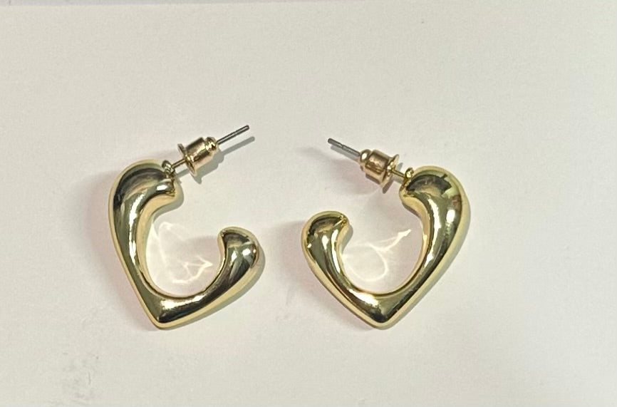 Gold earrings,assorted styles