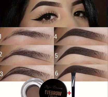 Waterproof matte eyebrow gel for sharpening and tinting your brows