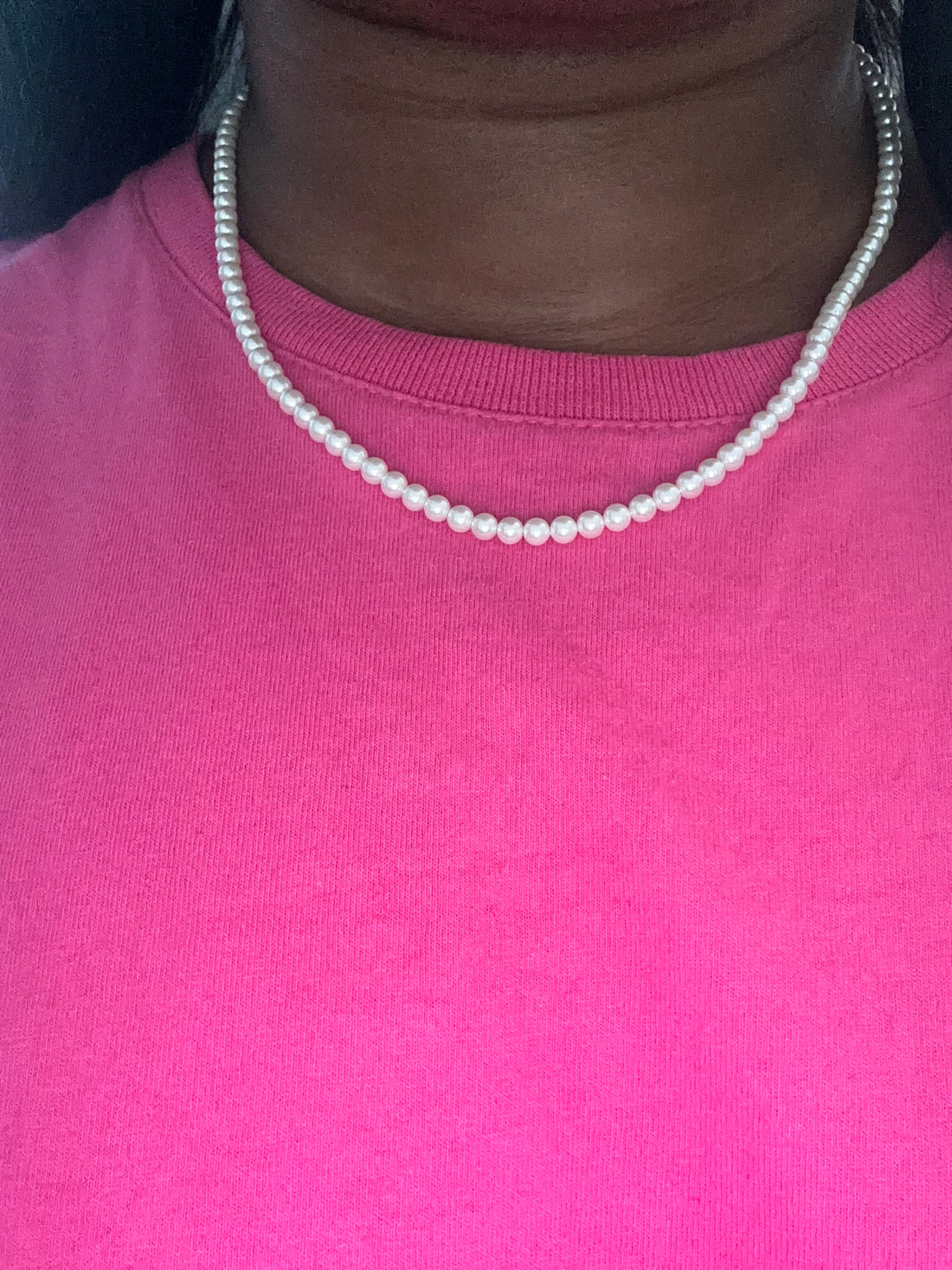 Small Pearl Necklace Women&