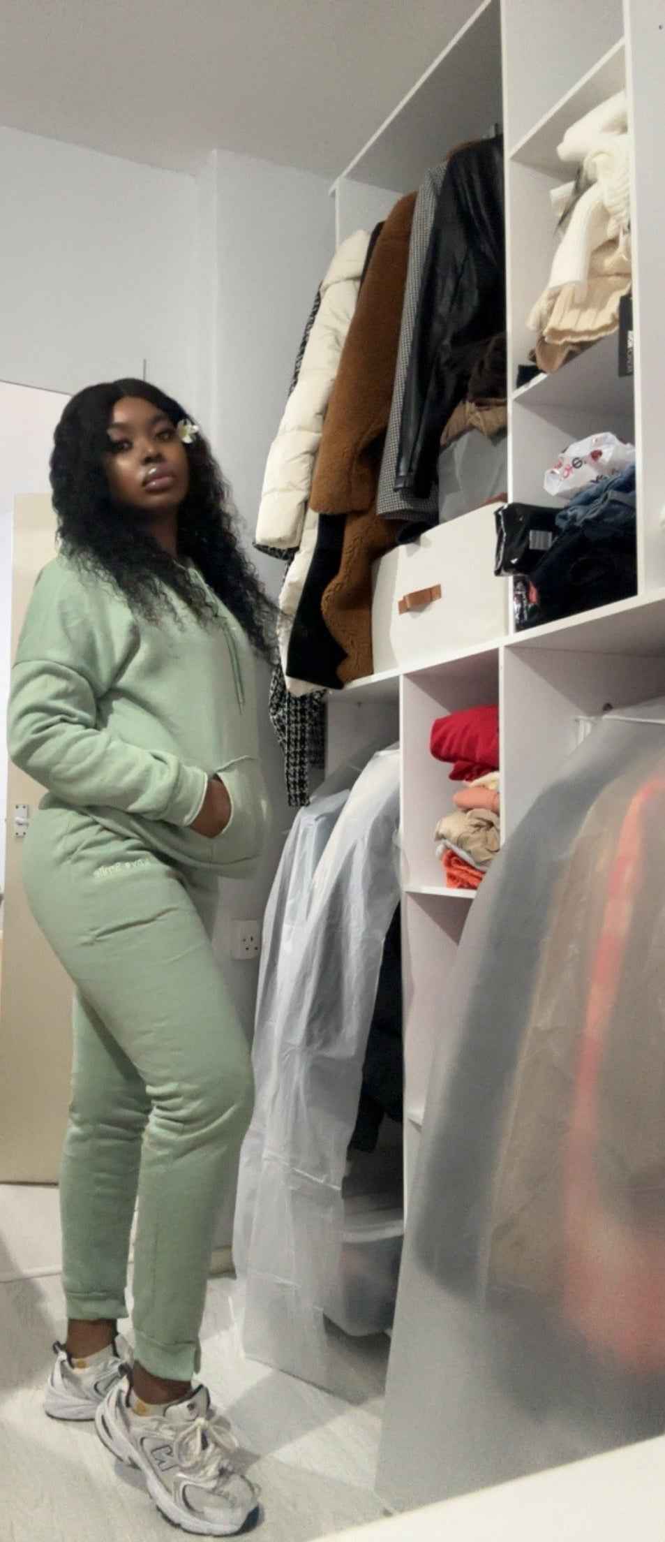 Winter New Thickened Fleece-Lined Pullover Hooded Sweat Women&