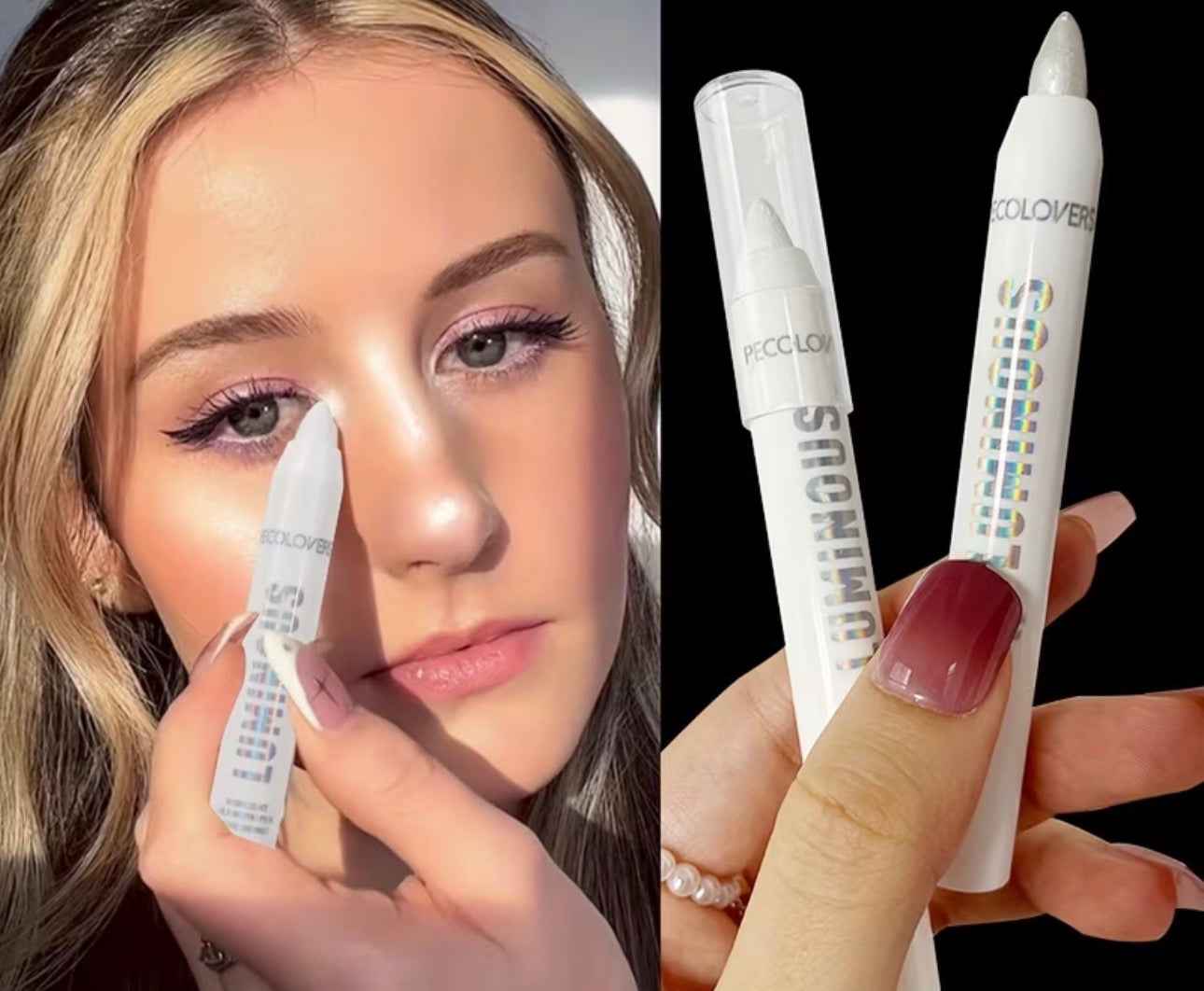 Waterproof glitter eyeshadow pen