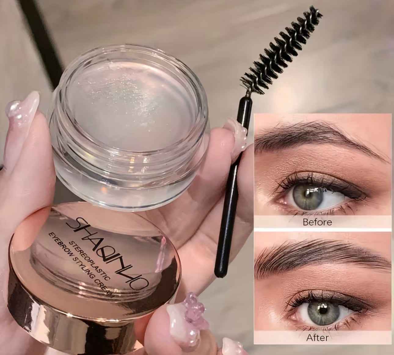 3D Eyebrow Styling Gel—waterproof, sweatproof, and built to last
