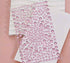 pink rhinestone stickers. Looks dazzling on your face.