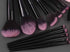 Black Pink Makeup Brushes Set
