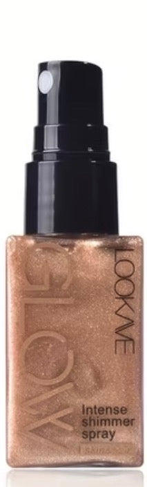 Shimmering highlighter sprays
