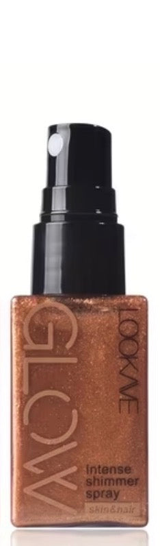 Shimmering highlighter sprays