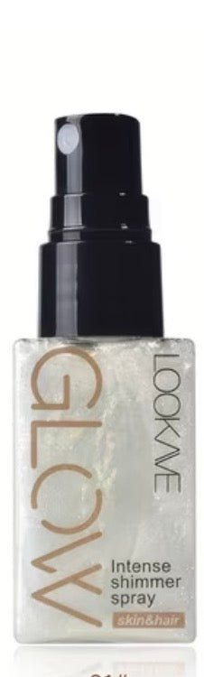 Shimmering highlighter sprays