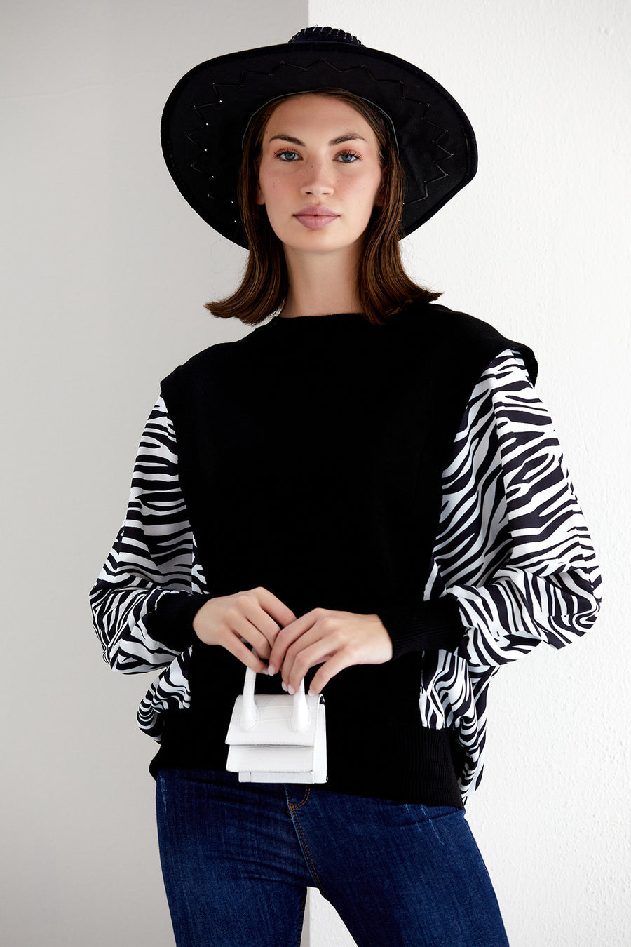 Black Oversize Knit Jumper | Pretty Girls Boutiique