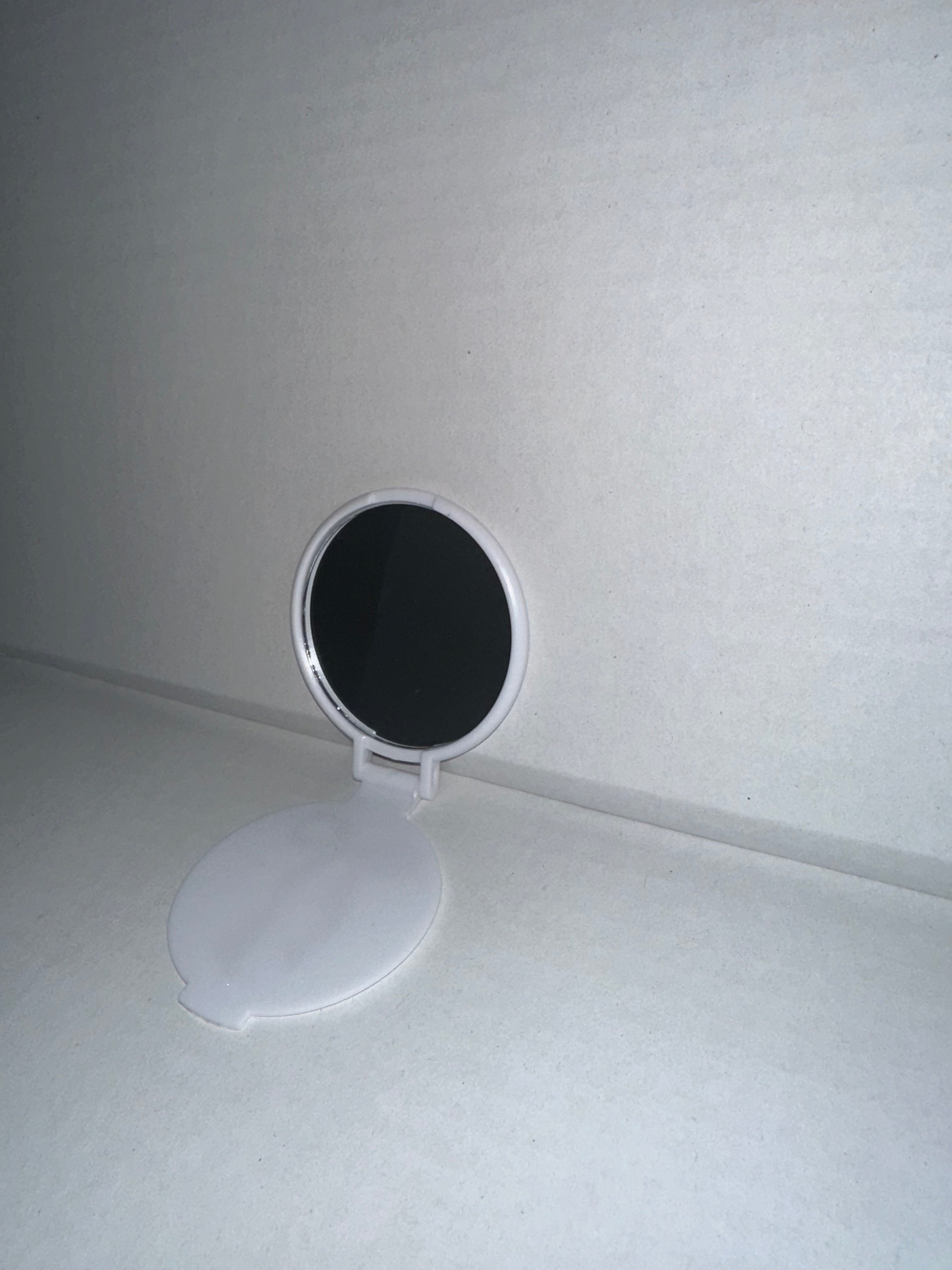 Foldable Small Round Mirrors | Portable Compact Makeup Mirror for Bags, Travel Essential Pocket Mirror