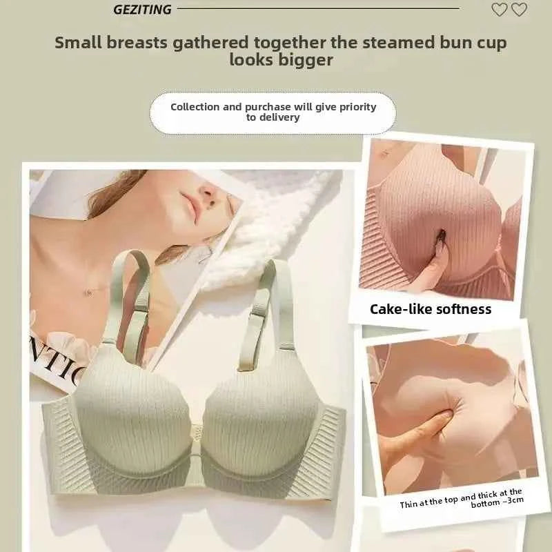 2024 New Push Up Bra for Small Chest  Ultra Thick 6CM Padded No Steel Ring Comfortable &amp; Sexy Lift Lingerie for Flat Chest Women