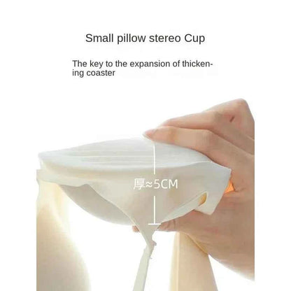 Flat Chest Solution Bra for Women Thickened Push Up Cups No Steel Ring Seamless Invisible Lift Small Chest Enhancement B C Cup