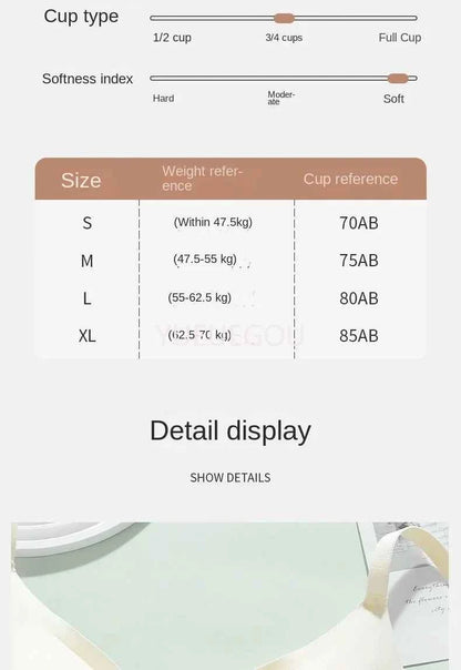 Flat Chest Solution Bra for Women Thickened Push Up Cups No Steel Ring Seamless Invisible Lift Small Chest Enhancement B C Cup