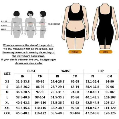Full Body Shapewear Compression Girdle Fajas Colombian Corrective Underwear Tummy Control Shaper Butt Lift Slim Corset Bodysuits