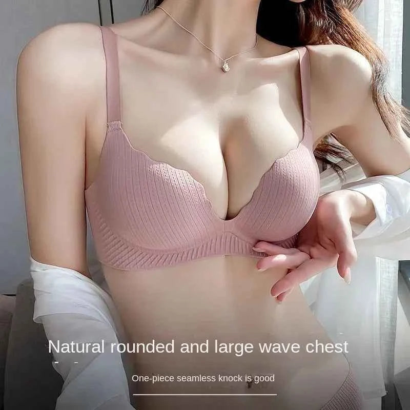 2024 New Push Up Bra for Small Chest  Ultra Thick 6CM Padded No Steel Ring Comfortable &amp; Sexy Lift Lingerie for Flat Chest Women