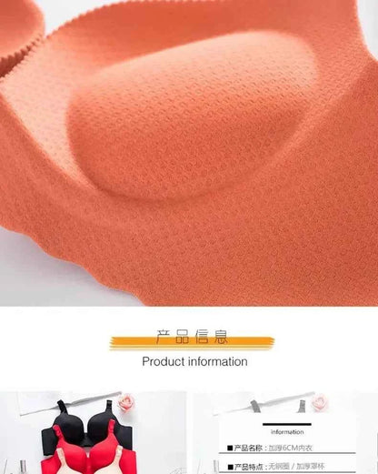 2025 New Extreme Push Up Bra 8cm Pads Small Bust Double Cup Padding Wireless Adjustable Plunge Bra Seamless Lift &amp; Natural Shape
