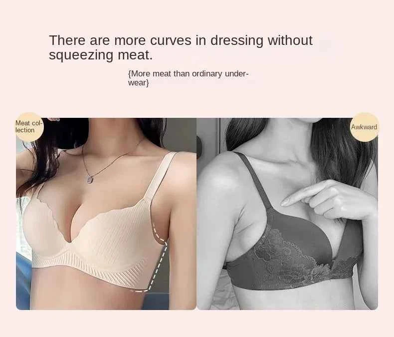 2024 New Push Up Bra for Small Chest  Ultra Thick 6CM Padded No Steel Ring Comfortable &amp; Sexy Lift Lingerie for Flat Chest Women