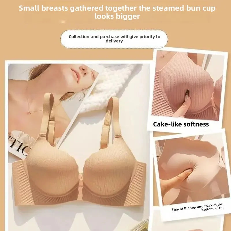 2024 New Push Up Bra for Small Chest  Ultra Thick 6CM Padded No Steel Ring Comfortable &amp; Sexy Lift Lingerie for Flat Chest Women