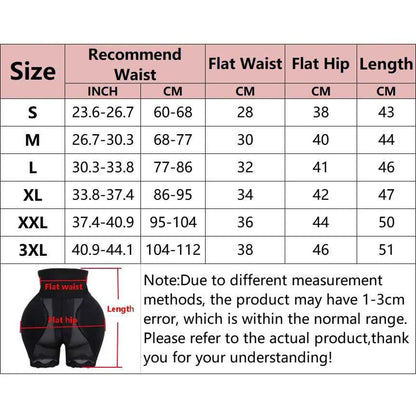 Hip Shapewear Panties Women Butt Lifter Shaper Panties Sexy Body Shaper Push Up Panties Hip Enahncer Shapewear with Pads