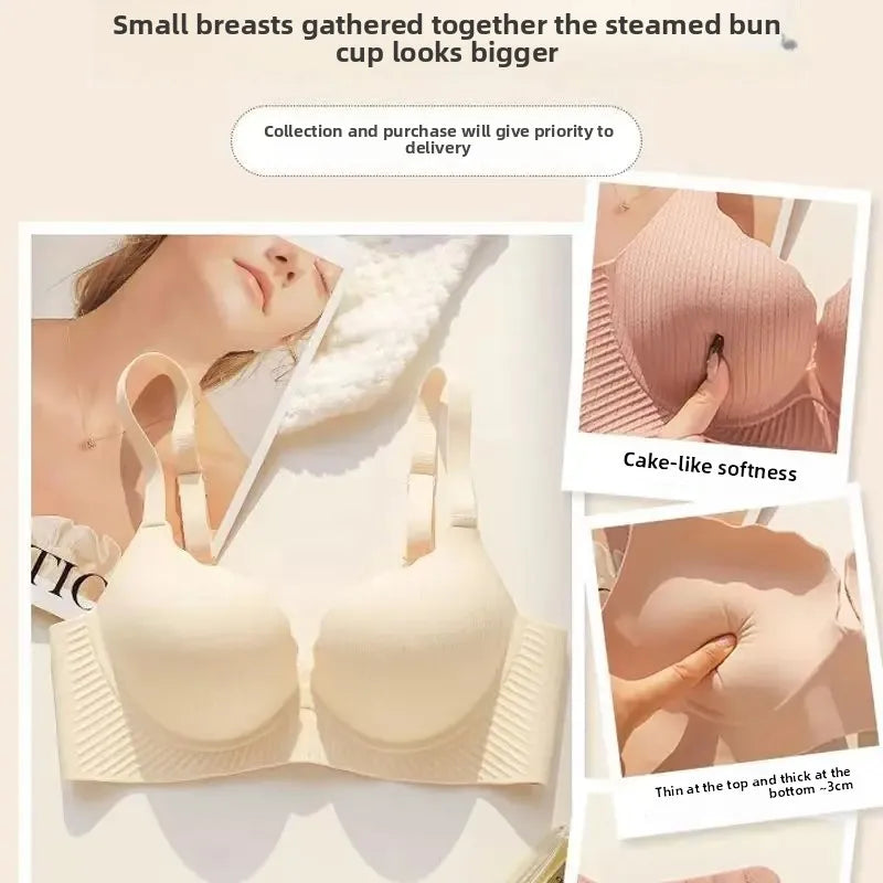 2024 New Push Up Bra for Small Chest  Ultra Thick 6CM Padded No Steel Ring Comfortable &amp; Sexy Lift Lingerie for Flat Chest Women