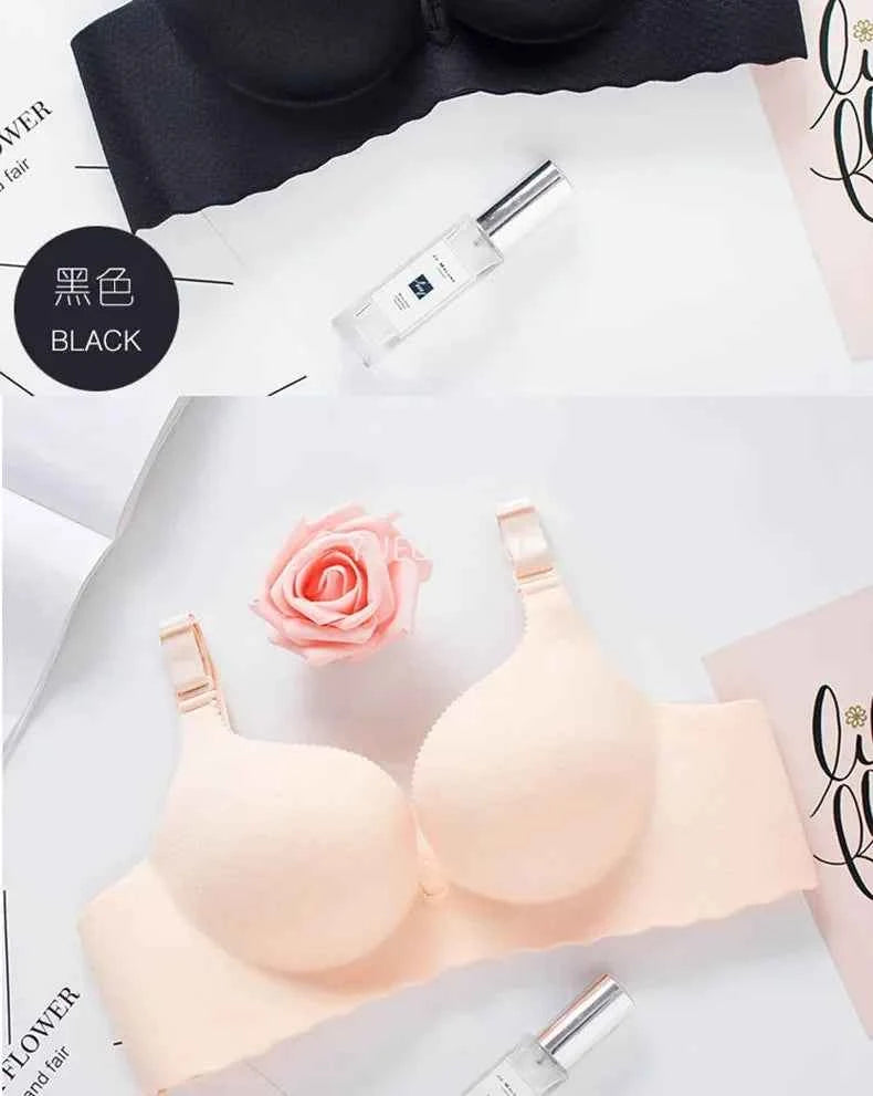 2025 New Extreme Push Up Bra 8cm Pads Small Bust Double Cup Padding Wireless Adjustable Plunge Bra Seamless Lift &amp; Natural Shape