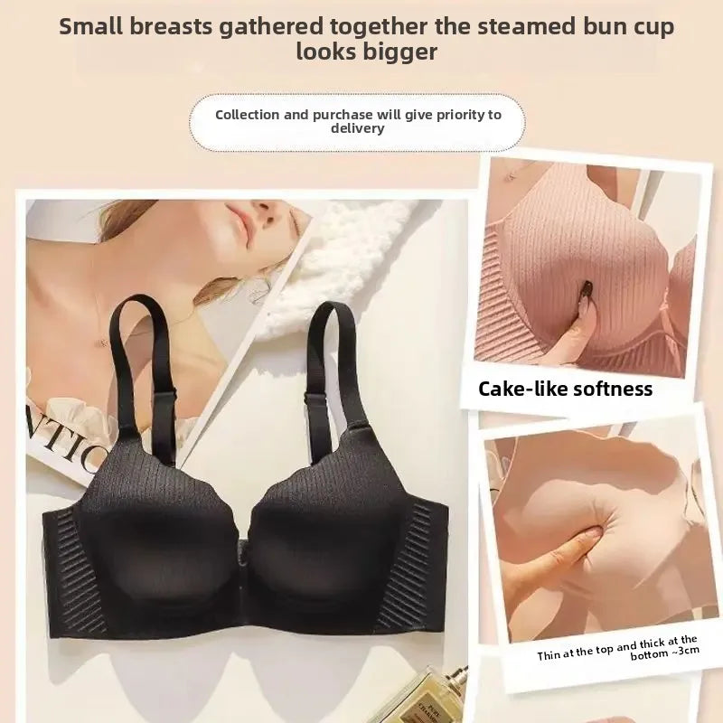 2024 New Push Up Bra for Small Chest  Ultra Thick 6CM Padded No Steel Ring Comfortable &amp; Sexy Lift Lingerie for Flat Chest Women