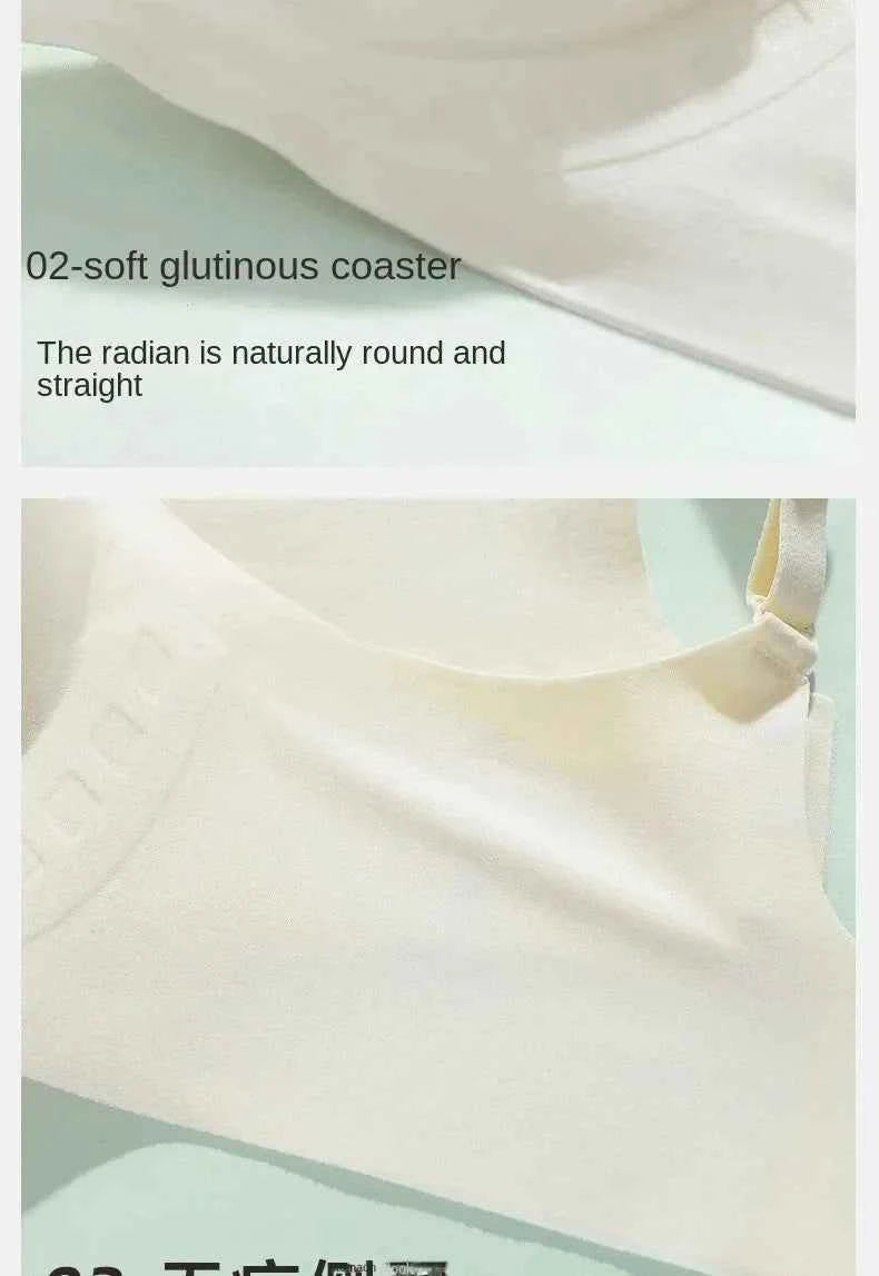 Flat Chest Solution Bra for Women Thickened Push Up Cups No Steel Ring Seamless Invisible Lift Small Chest Enhancement B C Cup