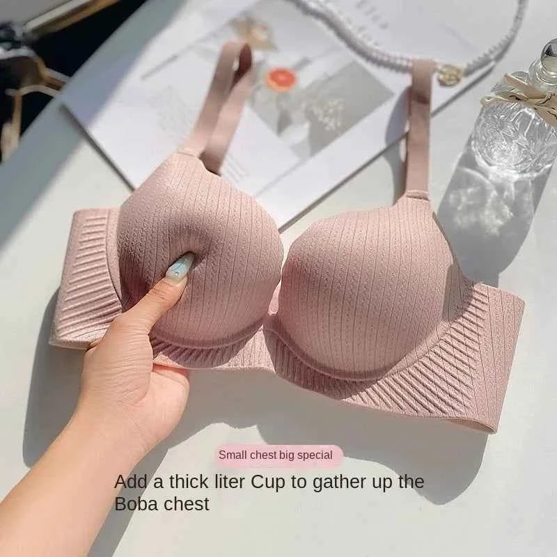 2024 New Push Up Bra for Small Chest  Ultra Thick 6CM Padded No Steel Ring Comfortable &amp; Sexy Lift Lingerie for Flat Chest Women