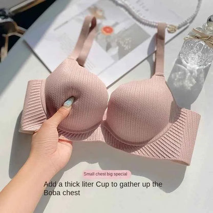 2024 New Push Up Bra for Small Chest  Ultra Thick 6CM Padded No Steel Ring Comfortable &amp; Sexy Lift Lingerie for Flat Chest Women