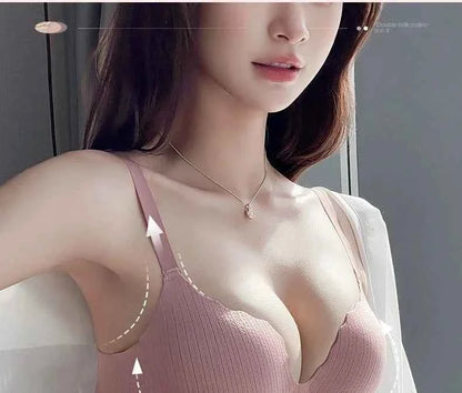 2024 New Push Up Bra for Small Chest  Ultra Thick 6CM Padded No Steel Ring Comfortable &amp; Sexy Lift Lingerie for Flat Chest Women