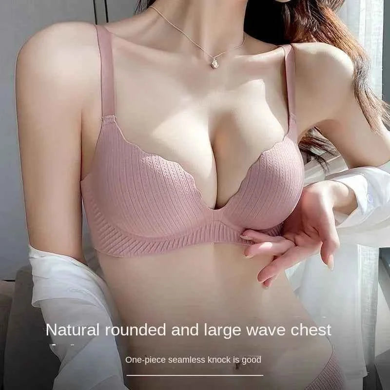 2024 New Push Up Bra for Small Chest  Ultra Thick 6CM Padded No Steel Ring Comfortable &amp; Sexy Lift Lingerie for Flat Chest Women