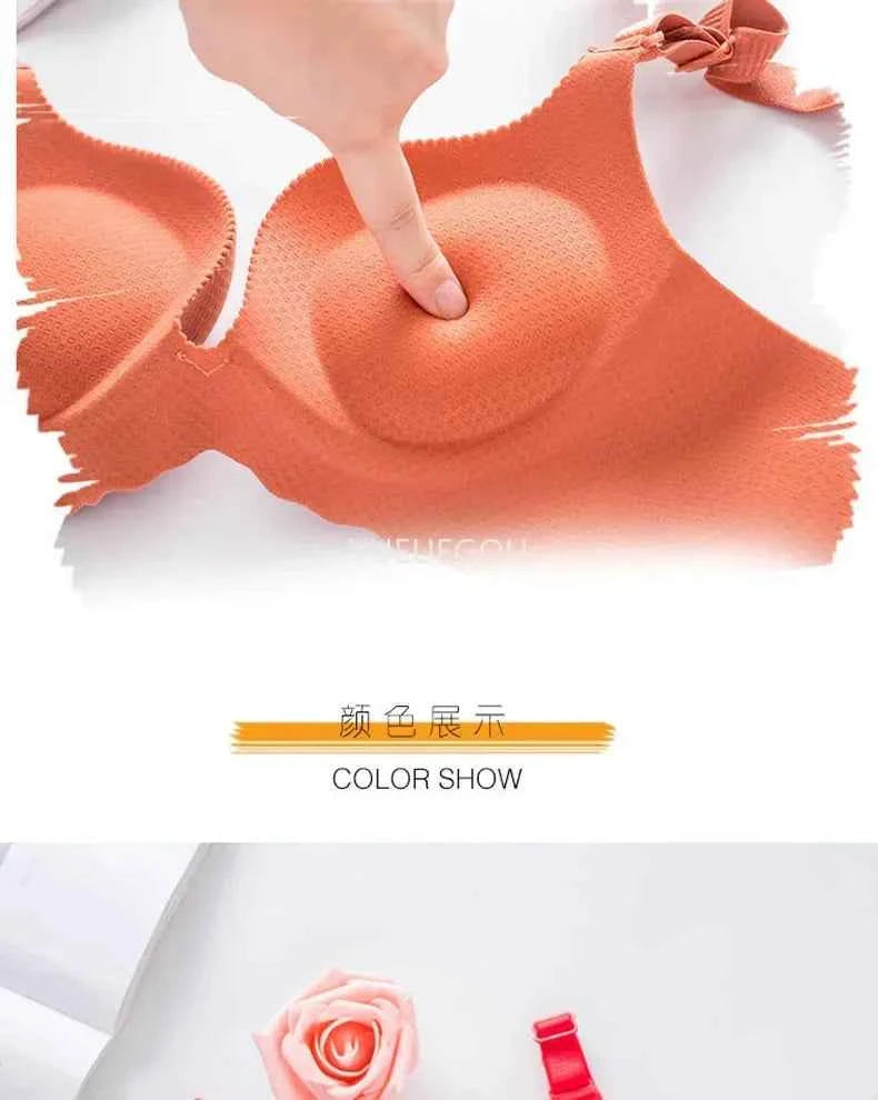 2025 New Extreme Push Up Bra 8cm Pads Small Bust Double Cup Padding Wireless Adjustable Plunge Bra Seamless Lift &amp; Natural Shape