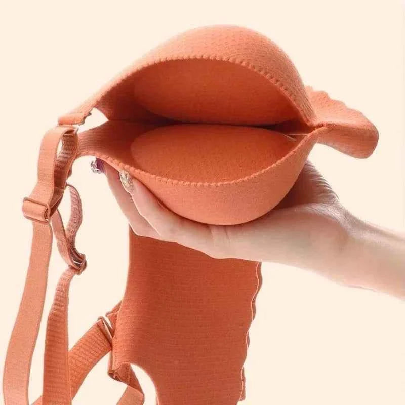 2025 New Extreme Push Up Bra 8cm Pads Small Bust Double Cup Padding Wireless Adjustable Plunge Bra Seamless Lift &amp; Natural Shape