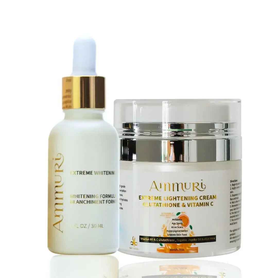Ammuri Brightening Cream &amp; Serum Set for Radiant Skin